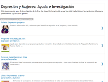 Tablet Screenshot of depresionenmujeres.blogspot.com