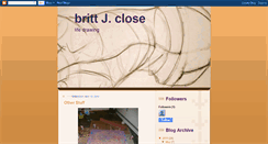 Desktop Screenshot of brittjclose.blogspot.com