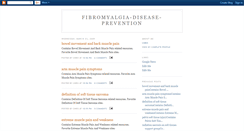 Desktop Screenshot of fibromyalgia--prevention-today.blogspot.com