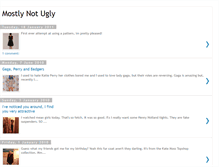 Tablet Screenshot of mostlynotugly.blogspot.com