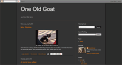 Desktop Screenshot of oneoldgoat.blogspot.com