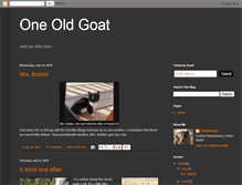 Tablet Screenshot of oneoldgoat.blogspot.com