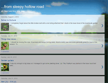 Tablet Screenshot of fromsleepyhollowroad.blogspot.com