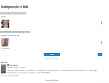 Tablet Screenshot of independentink.blogspot.com