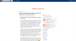 Desktop Screenshot of congowatch.blogspot.com