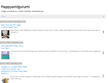 Tablet Screenshot of happyamigurumi.blogspot.com