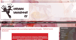 Desktop Screenshot of hirvaanvanhemmat.blogspot.com