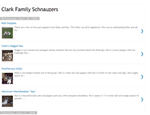 Tablet Screenshot of clarkfamilyschnauzers.blogspot.com