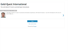Tablet Screenshot of gold-questinternational.blogspot.com