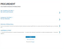 Tablet Screenshot of international-procurement.blogspot.com