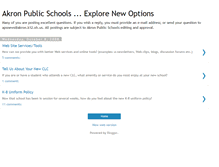 Tablet Screenshot of akronschools.blogspot.com