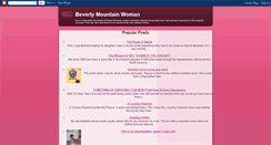 Desktop Screenshot of beverlymountainwoman.blogspot.com