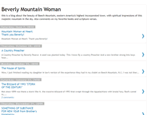 Tablet Screenshot of beverlymountainwoman.blogspot.com