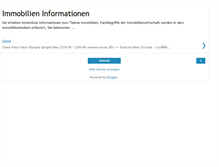 Tablet Screenshot of immobilieninformationen.blogspot.com