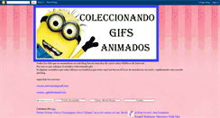 Desktop Screenshot of coleccionandogifsanimados.blogspot.com