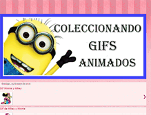 Tablet Screenshot of coleccionandogifsanimados.blogspot.com