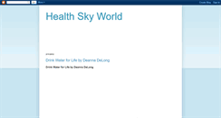 Desktop Screenshot of healthskyworld.blogspot.com