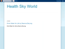 Tablet Screenshot of healthskyworld.blogspot.com