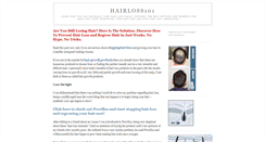 Desktop Screenshot of hairloss101tips.blogspot.com