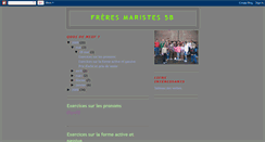 Desktop Screenshot of freresmaristes5b.blogspot.com