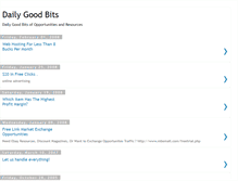 Tablet Screenshot of goodbits.blogspot.com
