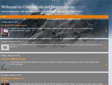 Tablet Screenshot of crumbscakeart.blogspot.com