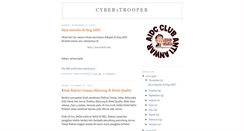 Desktop Screenshot of cyber1trooper.blogspot.com