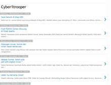 Tablet Screenshot of cyber1trooper.blogspot.com
