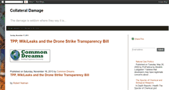 Desktop Screenshot of collateral-social-damage.blogspot.com