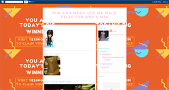 Desktop Screenshot of porunametaquemehacefelizconanaymia.blogspot.com