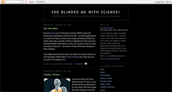 Desktop Screenshot of blindedscience.blogspot.com