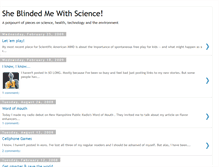Tablet Screenshot of blindedscience.blogspot.com