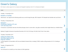 Tablet Screenshot of greensgalaxy.blogspot.com