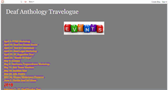 Desktop Screenshot of deafanthology.blogspot.com