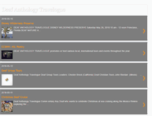 Tablet Screenshot of deafanthology.blogspot.com