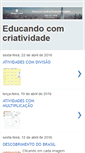 Mobile Screenshot of criatividadepedagogica.blogspot.com