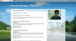 Desktop Screenshot of narendramaharjan.blogspot.com