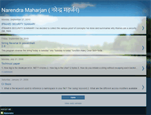 Tablet Screenshot of narendramaharjan.blogspot.com