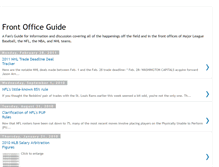 Tablet Screenshot of frontofficeguide.blogspot.com