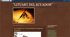 Desktop Screenshot of ecuadorarteyliteratura.blogspot.com