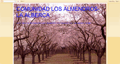Desktop Screenshot of losalmendros-laalberca.blogspot.com