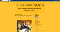 Desktop Screenshot of dumbnostalgia.blogspot.com