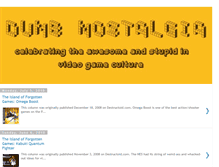 Tablet Screenshot of dumbnostalgia.blogspot.com
