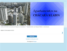 Tablet Screenshot of apartamentoschacaraklabin.blogspot.com