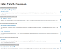 Tablet Screenshot of notesfromclassroom.blogspot.com