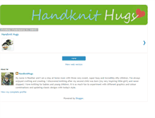 Tablet Screenshot of handknithugs.blogspot.com