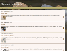 Tablet Screenshot of caimansinmuela.blogspot.com