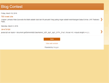 Tablet Screenshot of blogscontests.blogspot.com