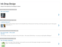 Tablet Screenshot of inkdropdesign.blogspot.com