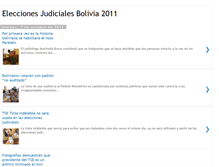 Tablet Screenshot of eleccionesjudiciales.blogspot.com